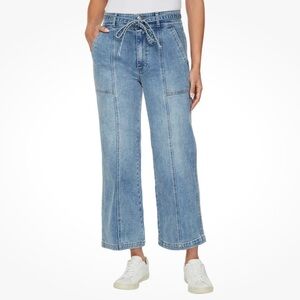 Hudson Wide Leg Belted Jean